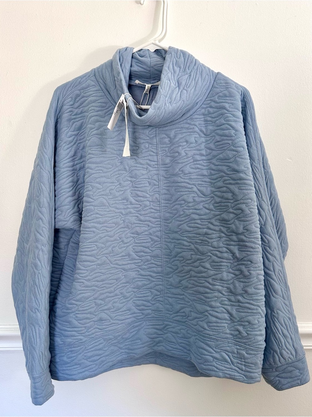 Workshop Republic Clothing Womens XL NWT Funnel Neck Quilted Sweatshirt